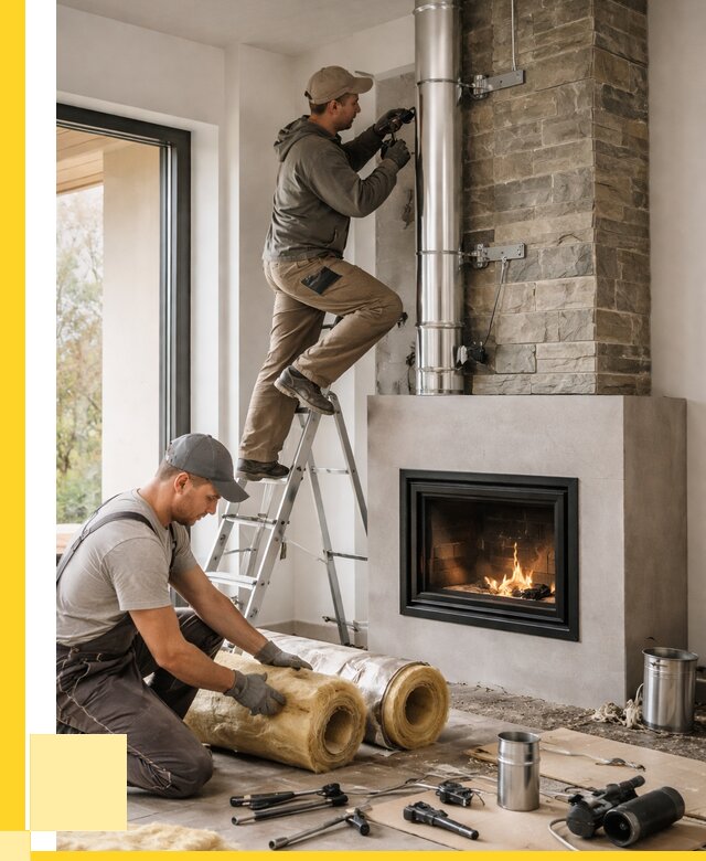 Монтаж дымоходов для каминов в Кольчугине от 15257 р. ЭриданКль