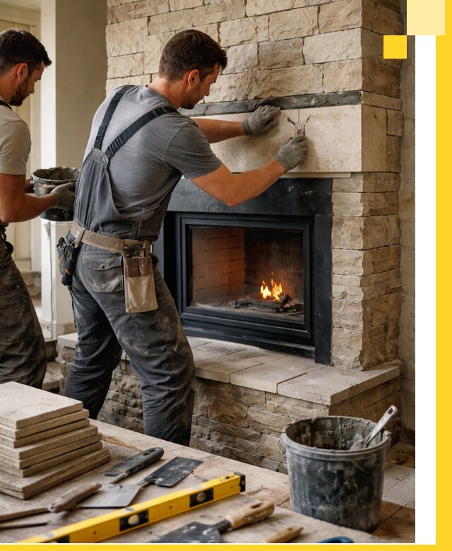 Проектирование и установка открытых каминов в Кольчугине