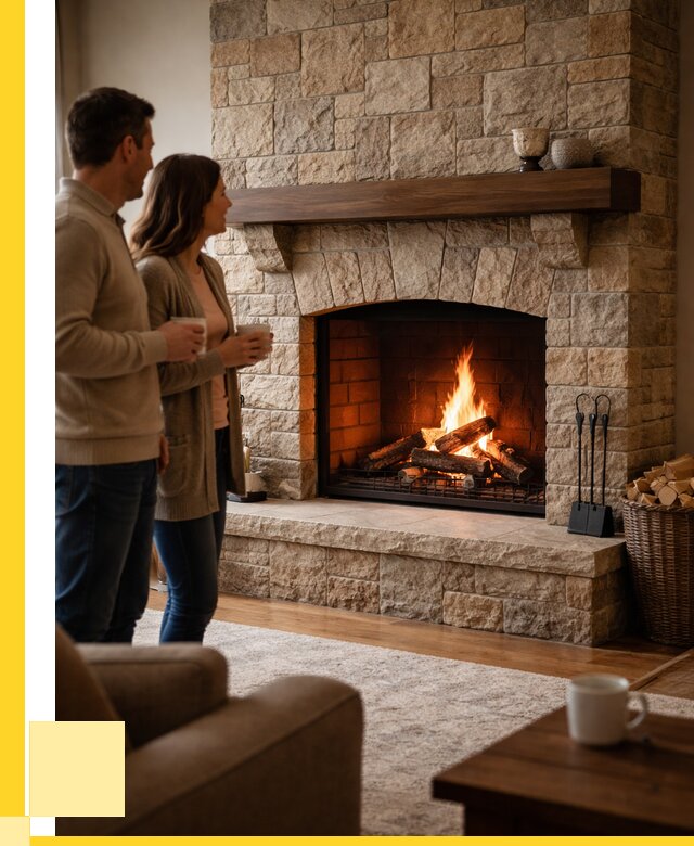 Каменные камины на заказ в Кольчугине от 183078 р. | ЭриданКль