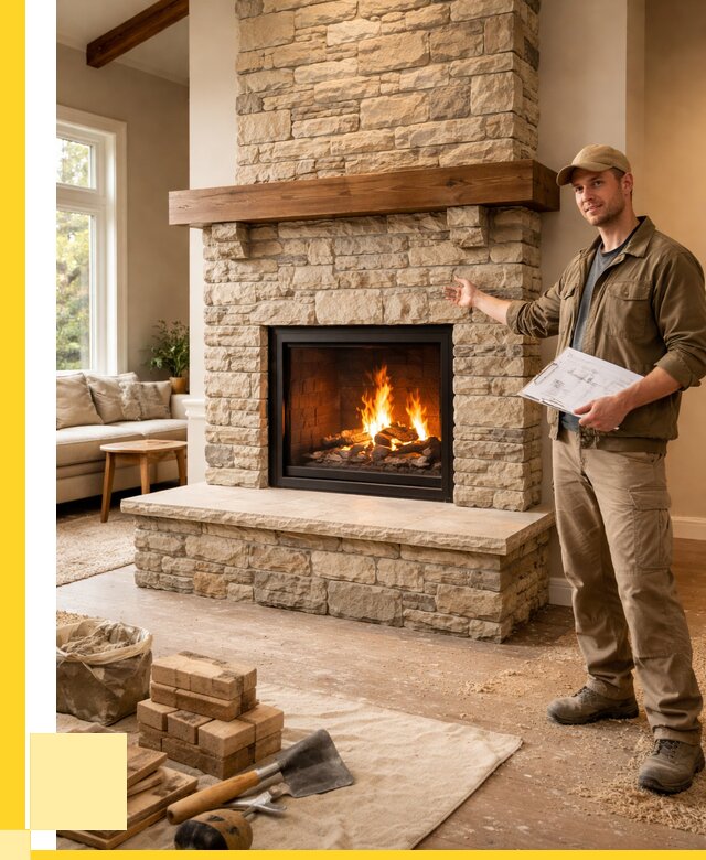 Камины под ключ в Кольчугине от 183078 р. | ЭриданКль — установка