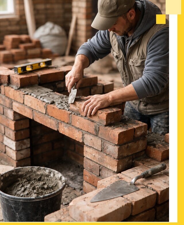 Кладка каминов под ключ в Кольчугине профессиональная отделка и монтаж