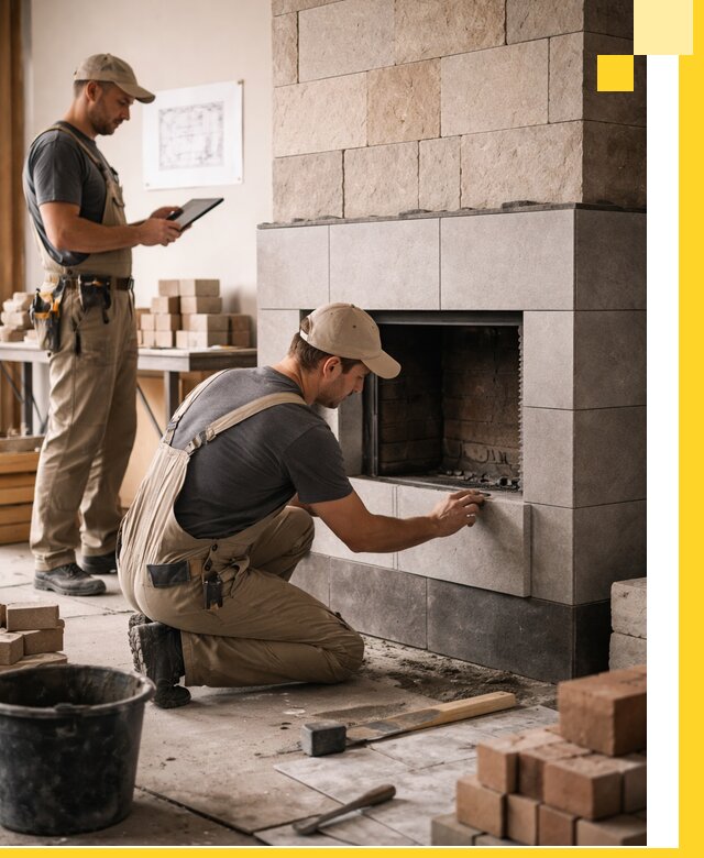 Индивидуальные проекты каминов и каминных систем в Кольчугине