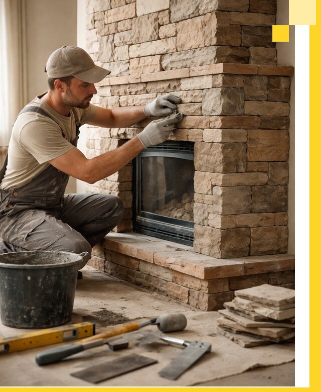 Проектирование и установка печей-каминов под ключ в Кольчугине