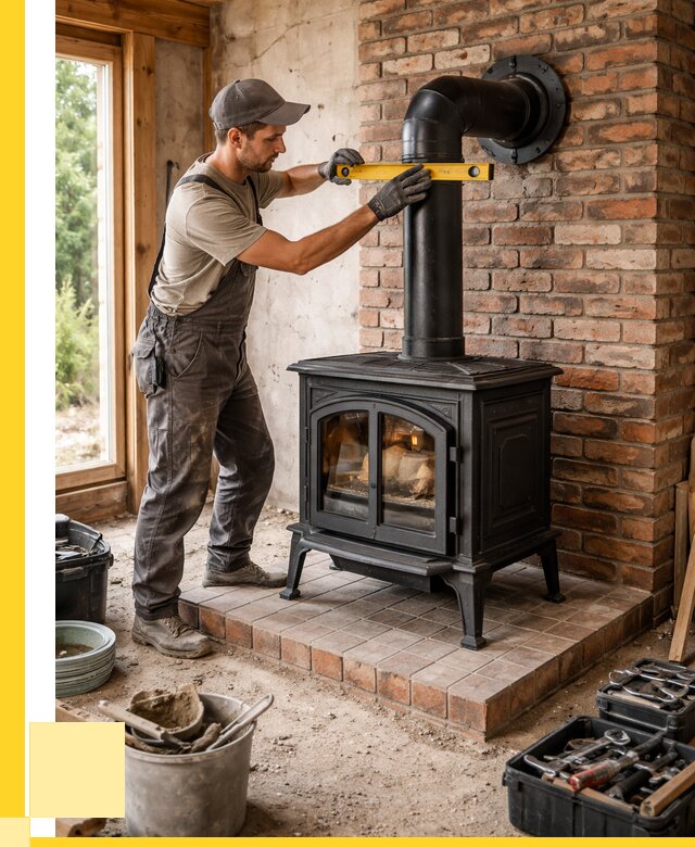 Монтаж печей установка банной печи в Кольчугине от 15257 р. | ЭриданКль