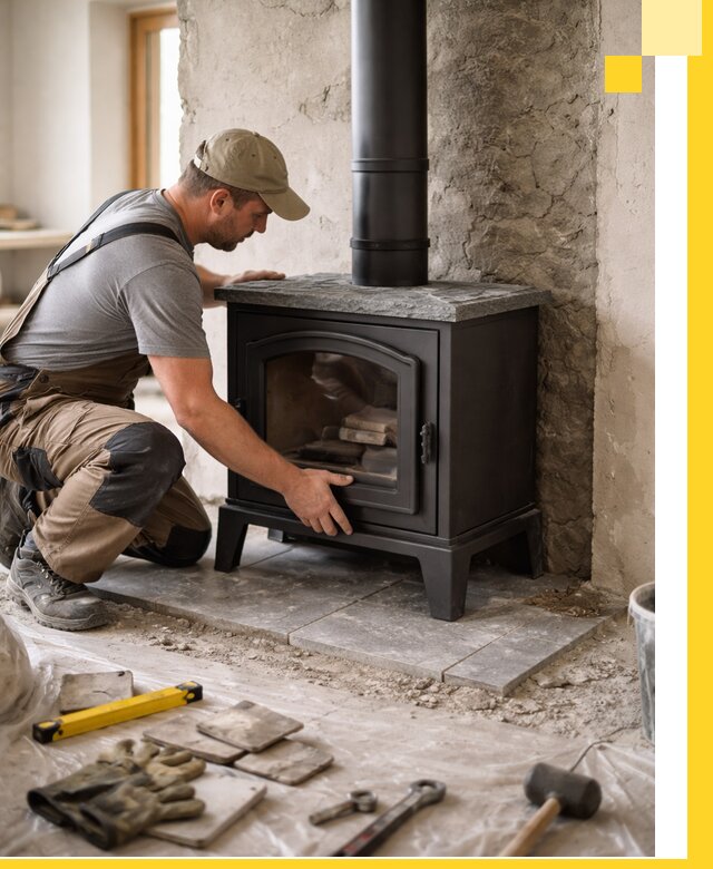 Профессиональный монтаж печей и каминов в Кольчугине под ключ