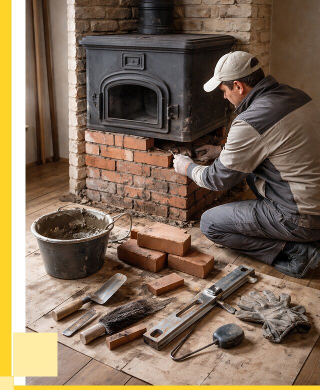 Ремонт печей в Кольчугине от 12205 р., услуги печника ЭриданКль
