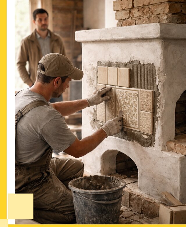 Отделка печей и банных печей в Кольчугине от 35599 р. | ЭриданКль