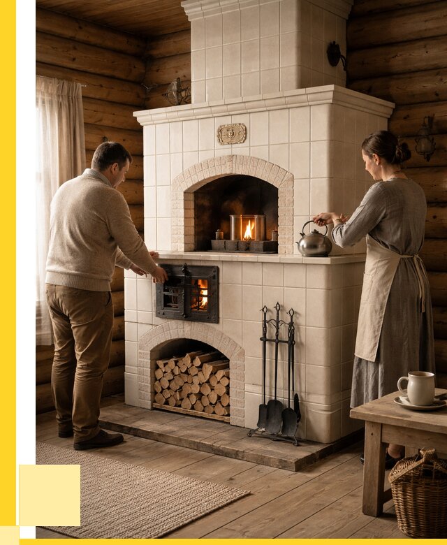 Русские печи в Кольчугине: установка от 152565 р. ЭриданКль