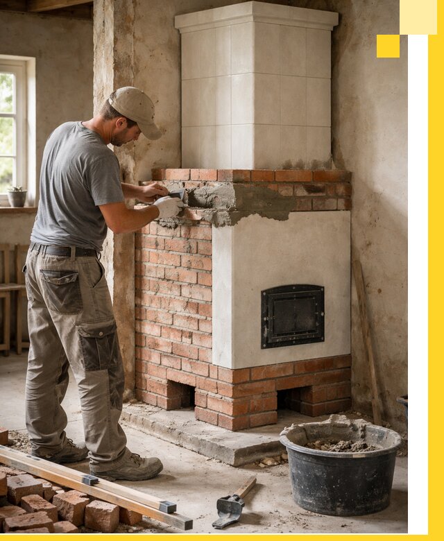 Изготовление и установка печей-голландок под ключ в Кольчугине