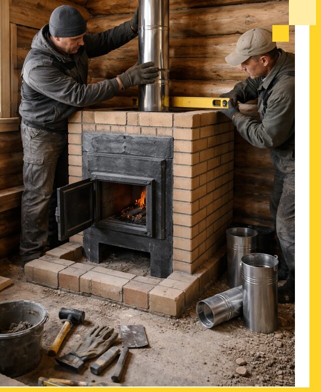 Проектирование, изготовление и установка банных печей в Кольчугине