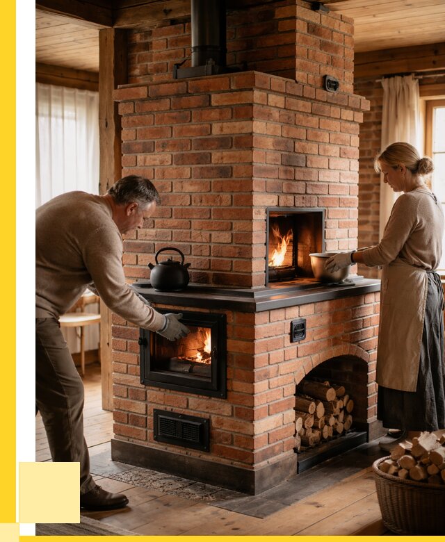 Печи для загородного дома под ключ в Кольчугине от 81368 р. | ЭриданКль