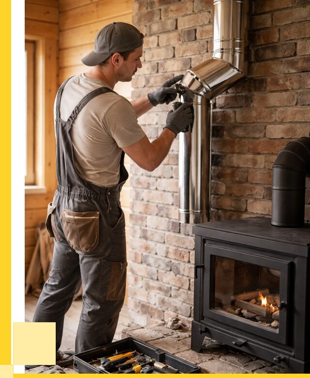 Монтаж дымоходов для печей в Кольчугине от 7628 р. | ЭриданКль