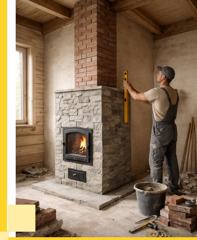 Печи и дымоходы под ключ в Кольчугине от 45770 р., ЭриданКль