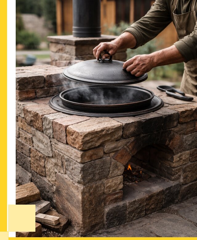 Печи для казана в Кольчугине по цене от 18308 р. | ЭриданКль