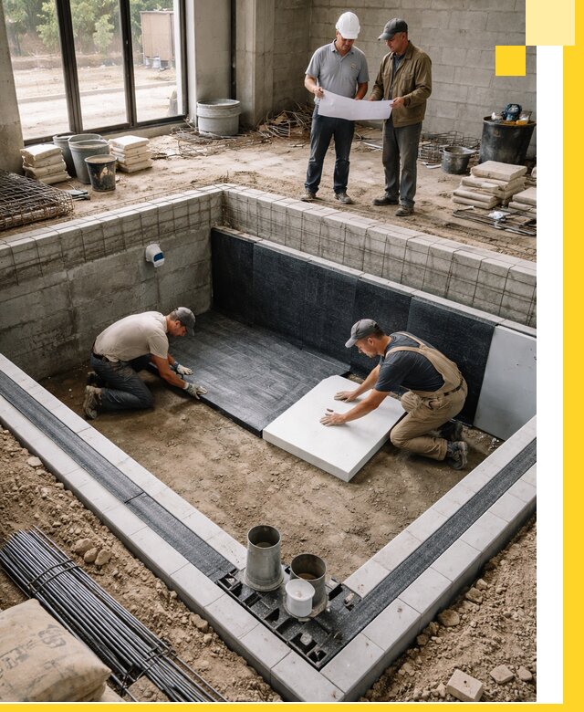 Проекты частных и общественных бассейнов под ключ в Кольчугине