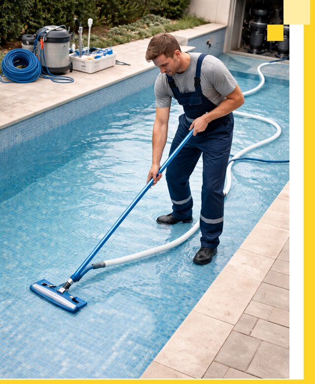 Профессиональная чистка бассейнов и фильтров в Кольчугине под ключ