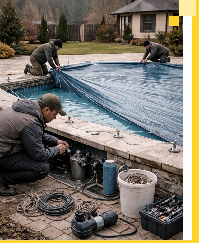 Консервация бассейнов в Кольчугине: подготовка к длительному хранению