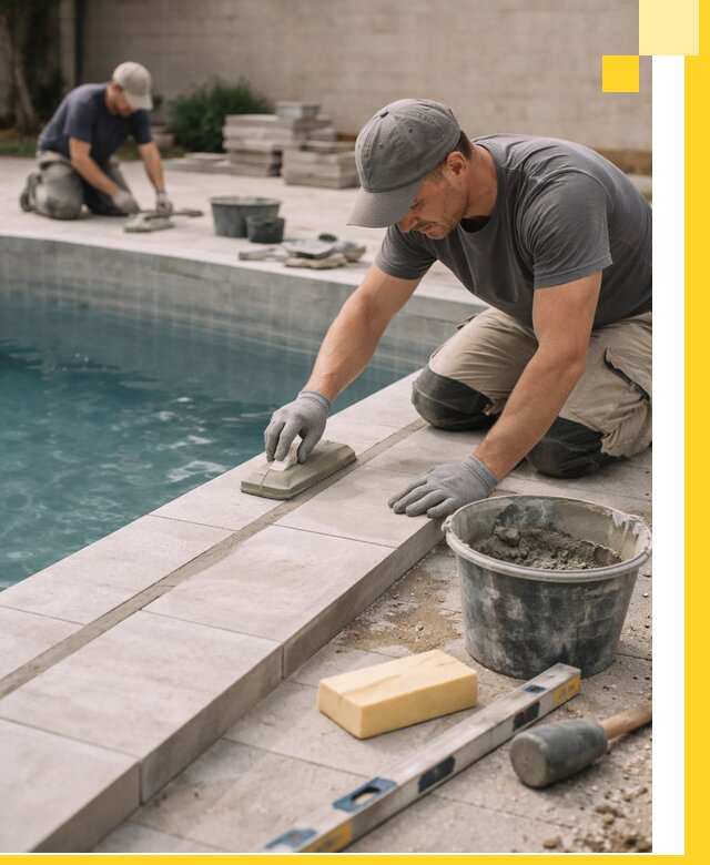 Отделка бассейнов в Кольчугине: декоративная отделка и гидроизоляция