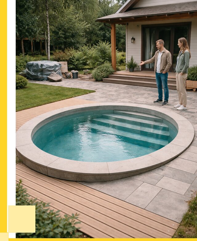 Бассейн на даче под ключ в Кольчугине от 203420 р., ЭриданКль