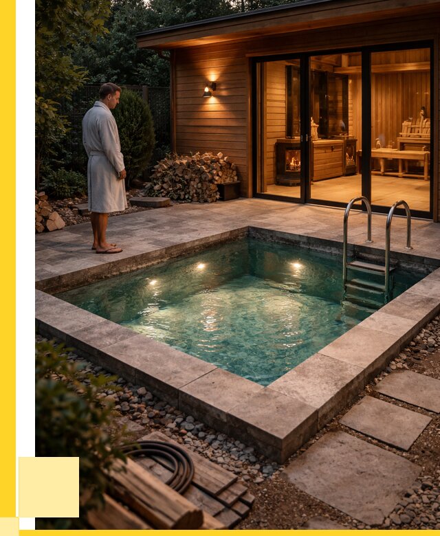 Бани с бассейном под ключ в Кольчугине от 96625 р. | ЭриданКль