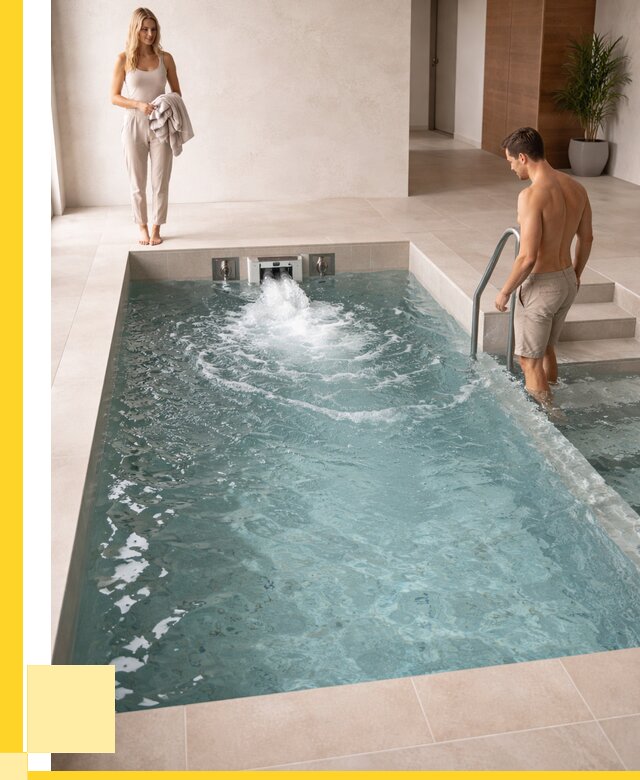 Бассейн с противотоком в Кольчугине от 254275 р. | ЭриданКль