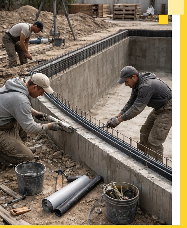 Качественный монтаж чаши бассейна в Кольчугине под ключ с гарантией