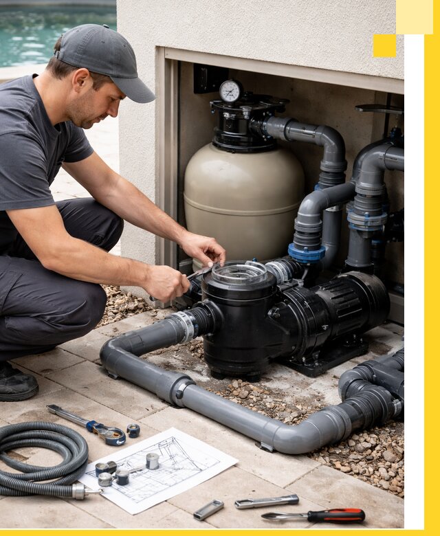 Поставка, монтаж и сервис насосов для бассейнов в Кольчугине