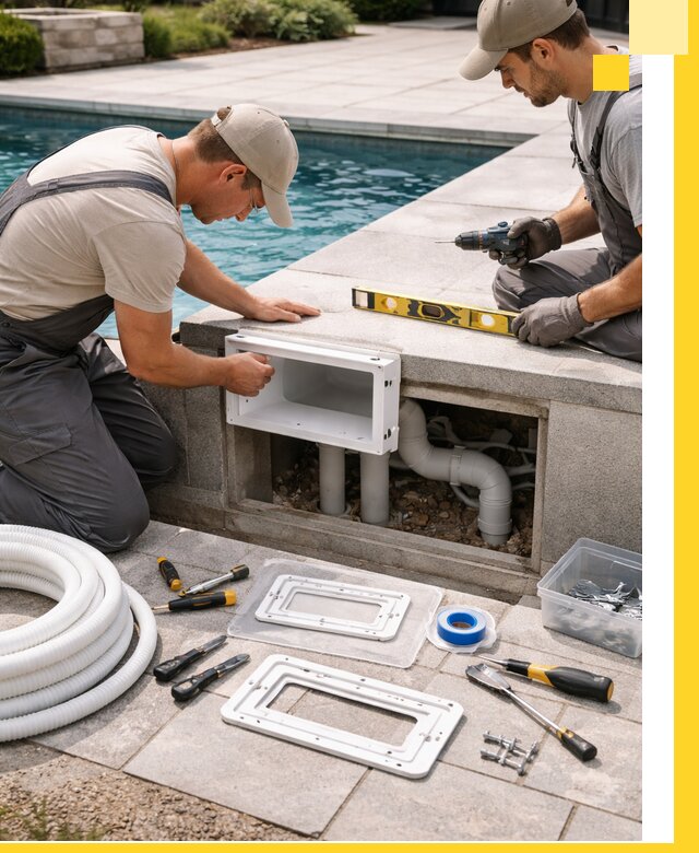 Поставка и установка скиммеров для бассейнов в Кольчугине