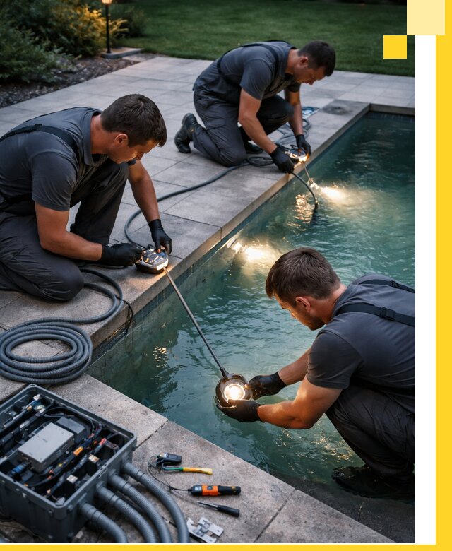 Профессиональное освещение бассейнов в Кольчугине: дизайн и монтаж