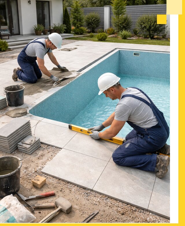 Строительство и монтаж плавательных бассейнов под ключ в Кольчугине