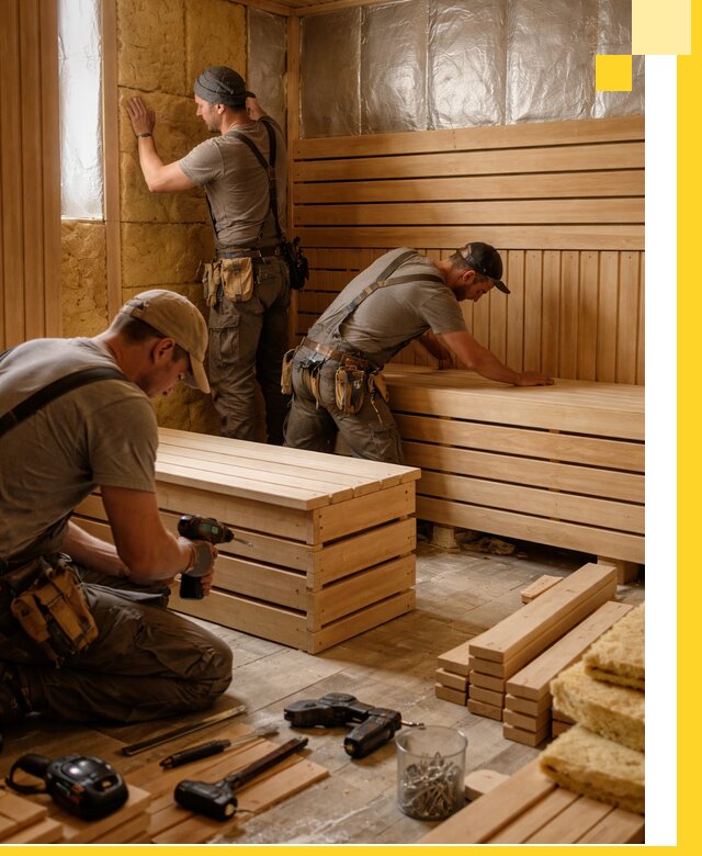 Профессиональное строительство саун под ключ в Кольчугине