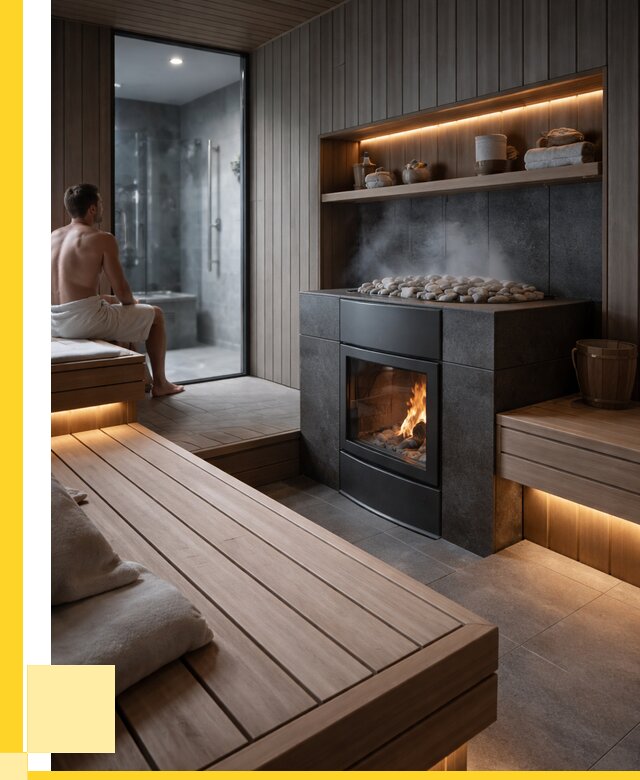 Проект сауны в частном доме в Кольчугине от 35599 р. | ЭриданКль
