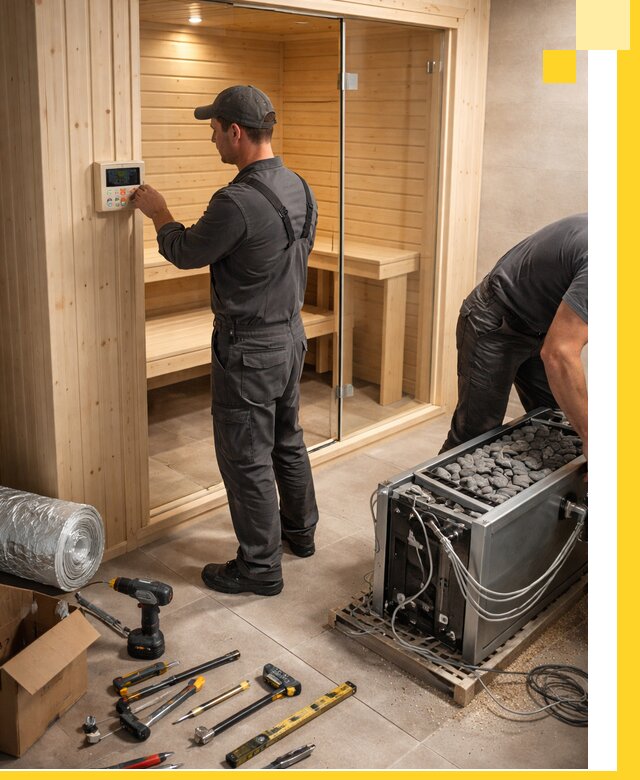 Поставка, установка и монтаж электрических саун в Кольчугине