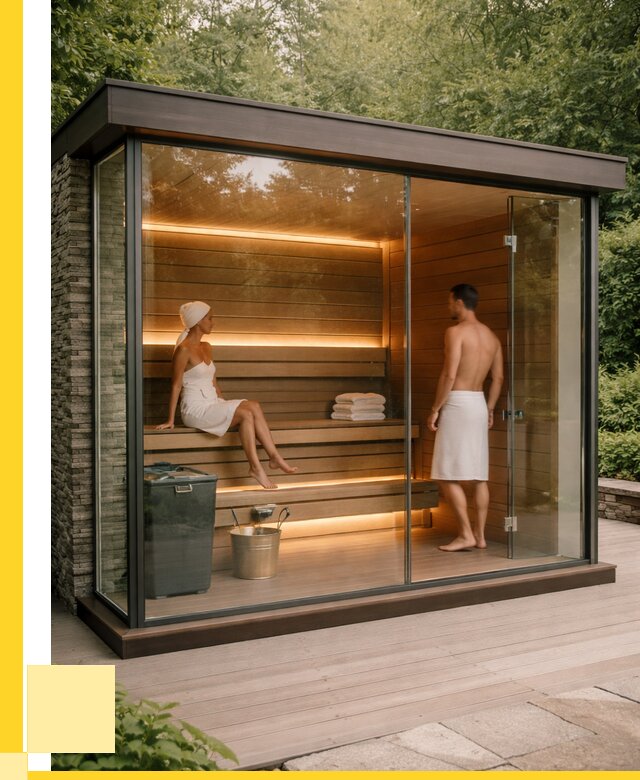 Сауна стеклянная и двери для сауны в Кольчугине от 254275 р. | ЭриданКль