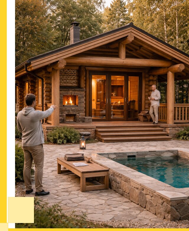 Проекты бань и хамам в Кольчугине от 25428 р. | ЭриданКль