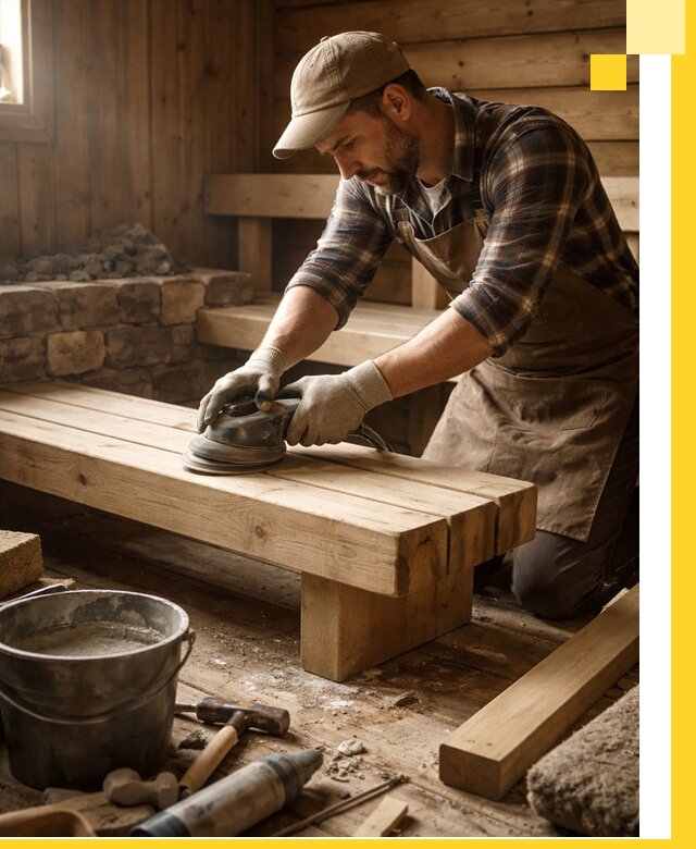 Ремонт бань под ключ в Кольчугине с гарантией качества и сроков