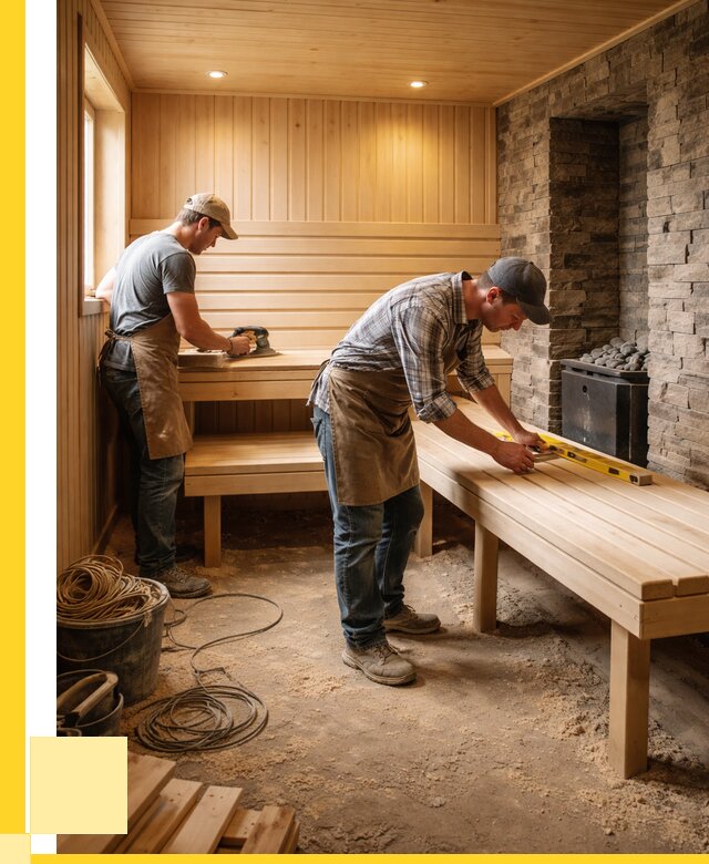 Отделка бани в Кольчугине: внутренняя отделка от 3051 р. | ЭриданКль