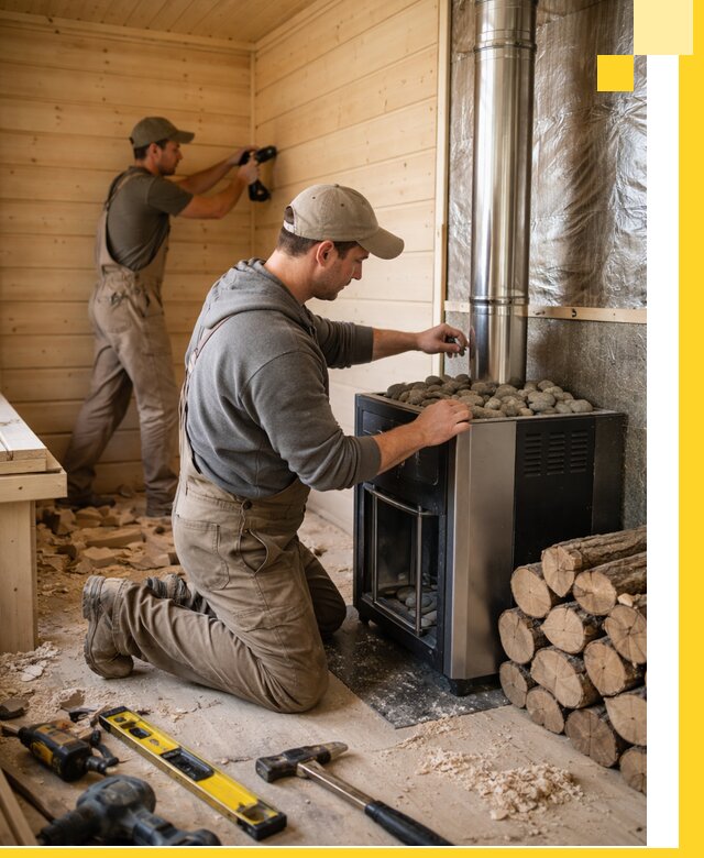 Строительство деревянных бань под ключ в Кольчугине проекты и монтаж