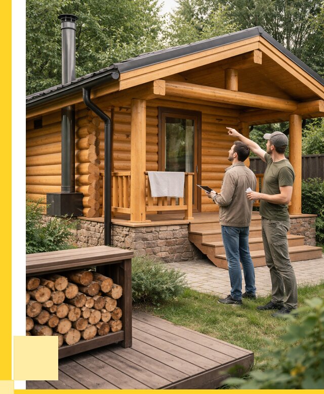 Бани для дачи под ключ в Кольчугине от 254275 р. | ЭриданКль