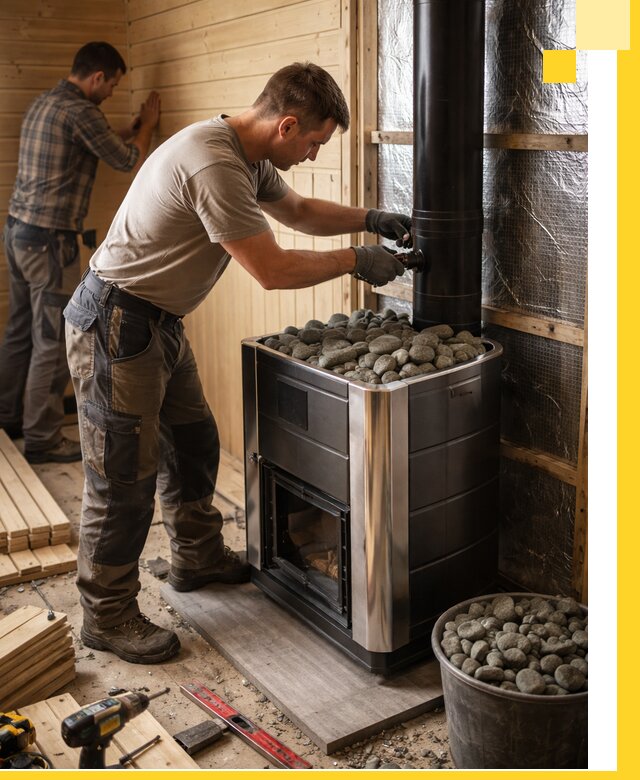 Проектирование и строительство парилок для бани в Кольчугине под ключ