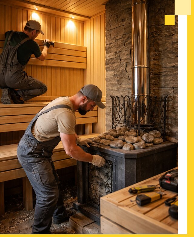 Комплексный дизайн бань, саун и зон отдыха в Кольчугине