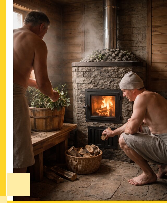 Банные печи под ключ в Кольчугине от 45770 р. | ЭриданКль кирпичная