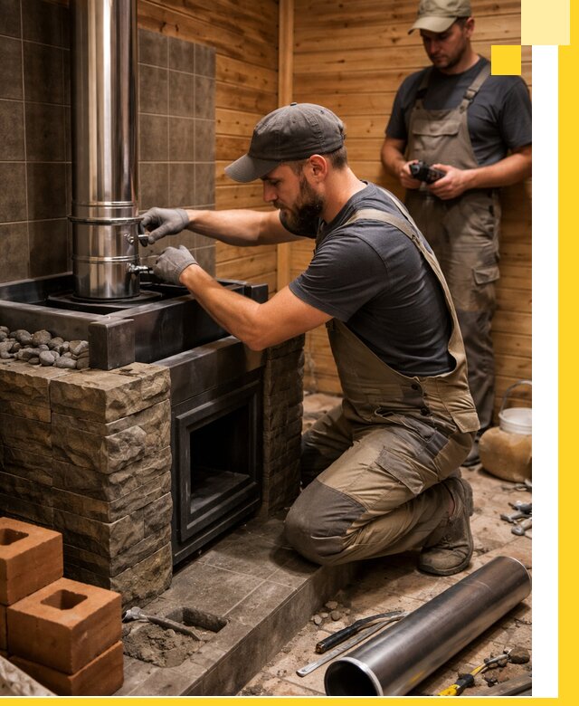 Изготовление и установка банных печей под ключ в Кольчугине