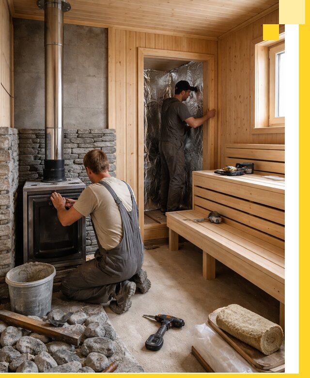 Строительство и изготовление бань под ключ в Кольчугине