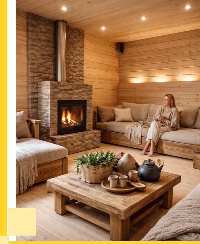 Проект бани с комнатой отдыха в Кольчугине от 35599 р. | ЭриданКль