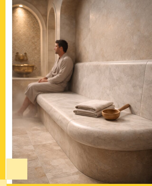 Сиденья для хамама в Кольчугине под ключ от 12205 р. | ЭриданКль